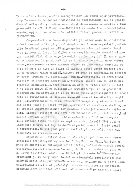 M-1136-4 - Creștin sau om politic de MARIU BĂDIȚESCU